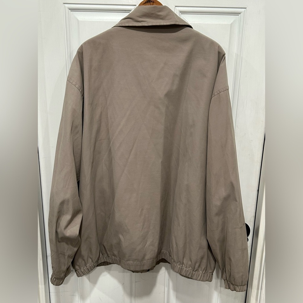 Vintage Jacket Northwest Territory Men 2XL Beige Zip Collared Softshell Lined - Picture 5 of 5